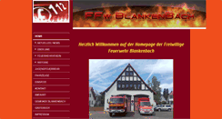 Desktop Screenshot of feuerwehr-blankenbach.de